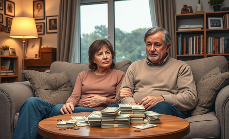 Imagen que representa la importancia de tener dinero en efectivo para emergencias familiares.