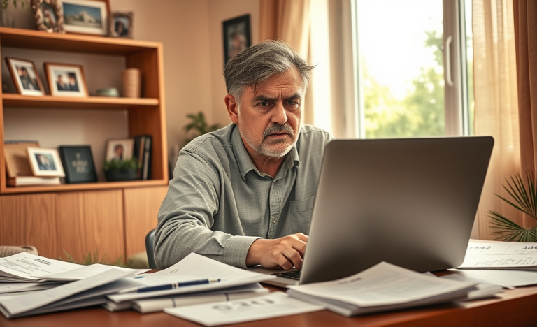 Una persona revisando opciones de Préstamo Personal OneMain Financial